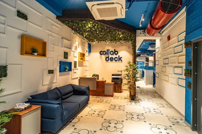 Collab Deck coworking space in kankaria estates